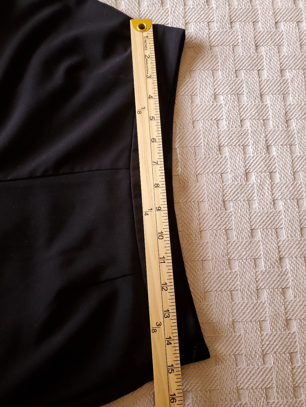 Venus Smoothing Bow Tie Hem Wide Leg Slit Pants - Black Formal - Picture 5 of 12